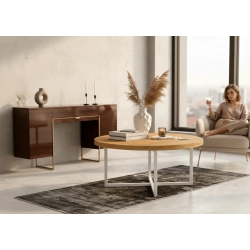 STOLIK KAWOWY z Drewna Litego  Dębowego - Jesionowego  STK-912